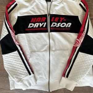 Harley white hoodie women’s